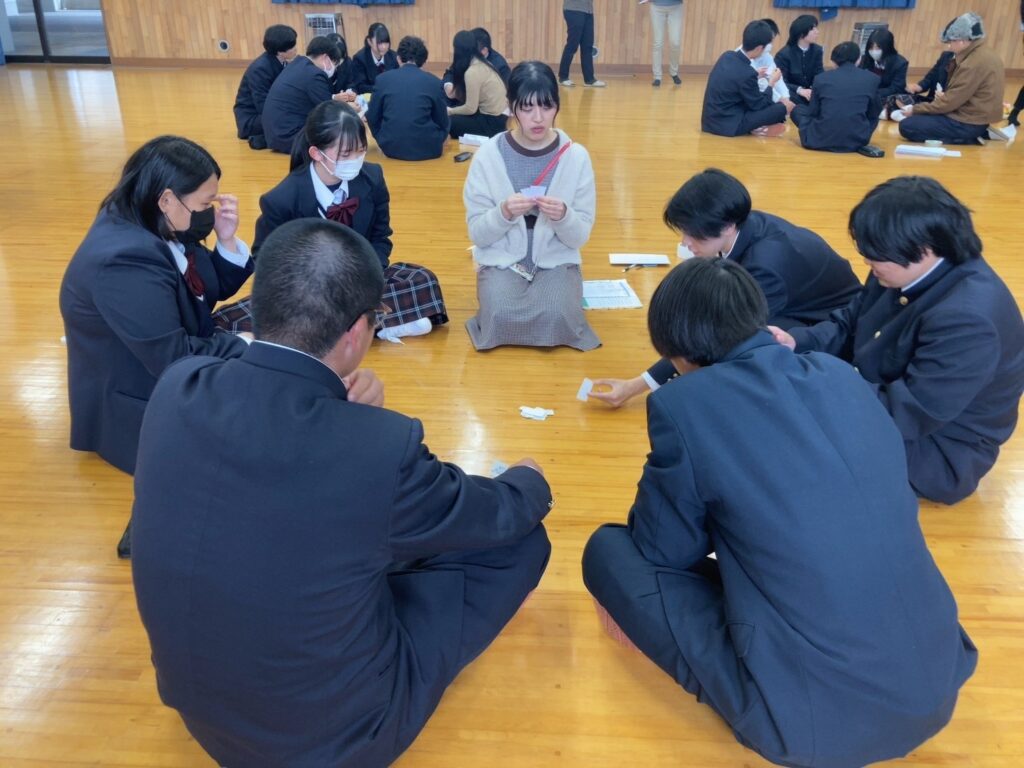 【報告】茨城県立小瀬高校自己発見座談会開催